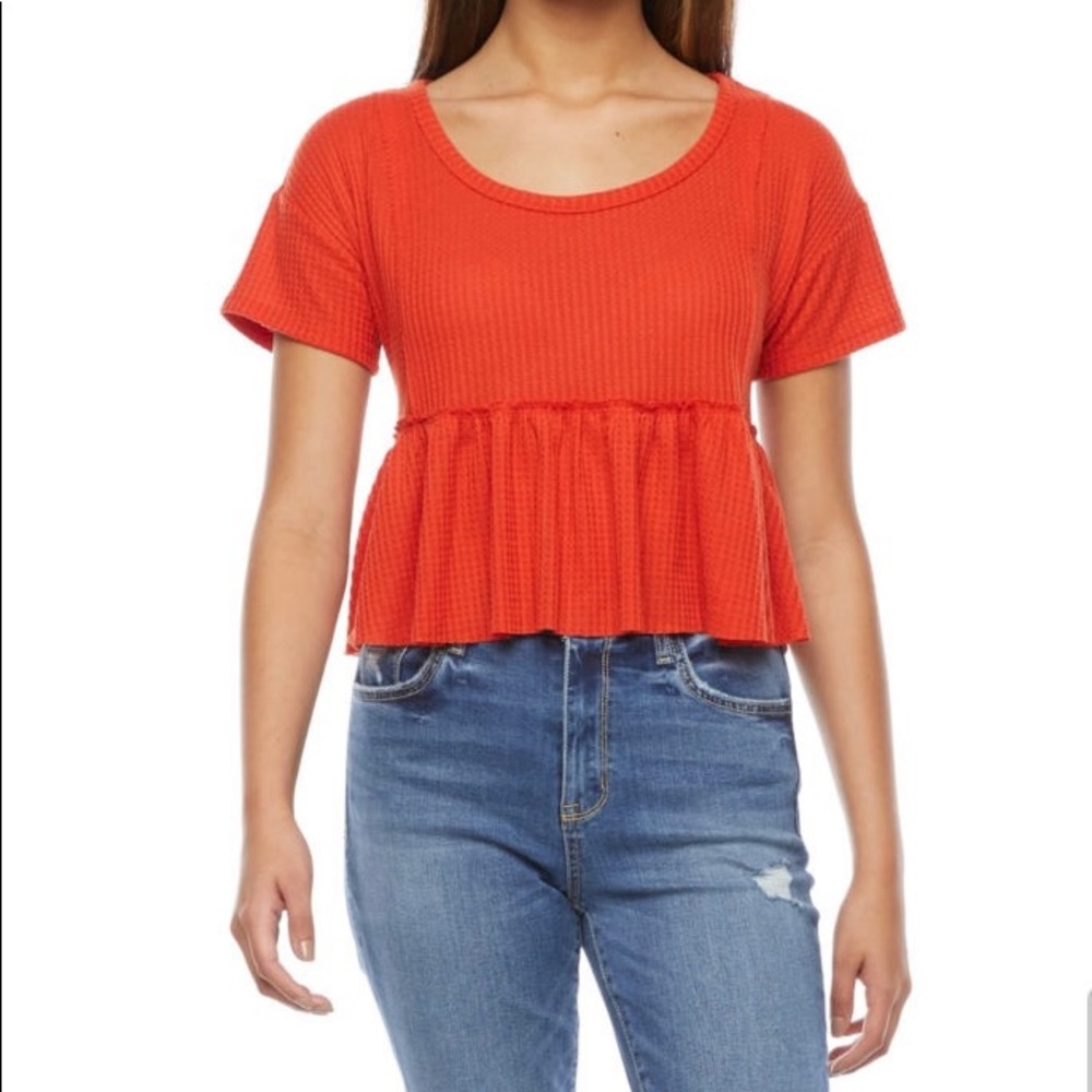 NWT Arizona Jean Co. Peplum top